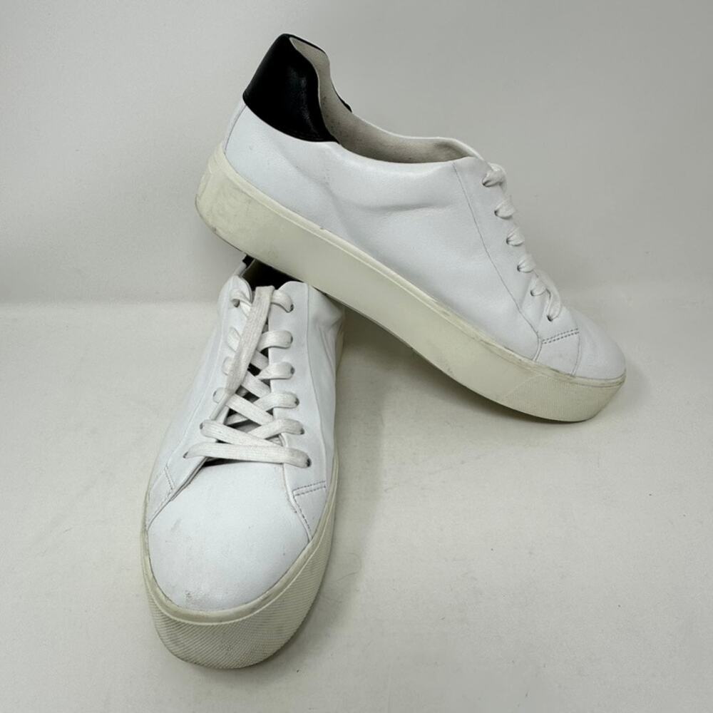 Vince‎ Fulton Leather Oxford Sneakers Men's 9.5 Leather Upper Round Toe Lace-Up